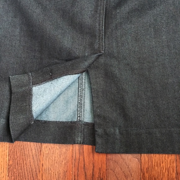 Banana Republic Dark Wash Denim Pencil Skirt - Picture 3 of 5